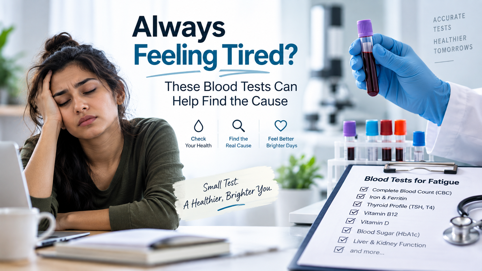 You are currently viewing Always Feeling Tired? These Blood Tests Can Help Find the Cause