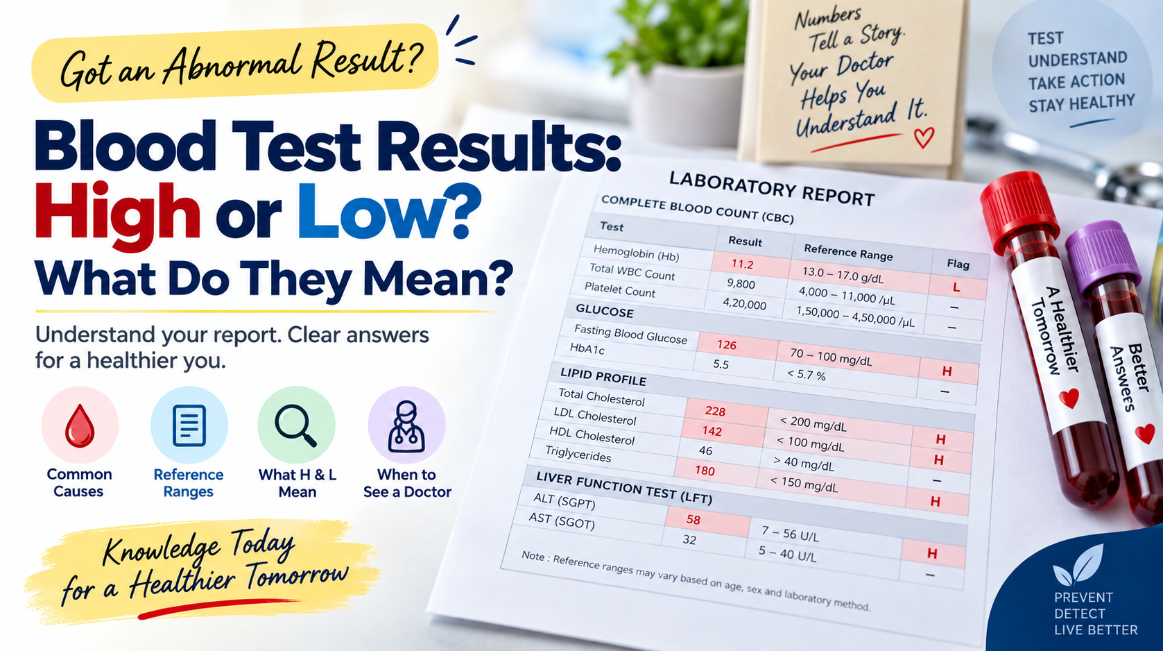 You are currently viewing Why Is My Blood Test Result High or Low? What It Can Mean