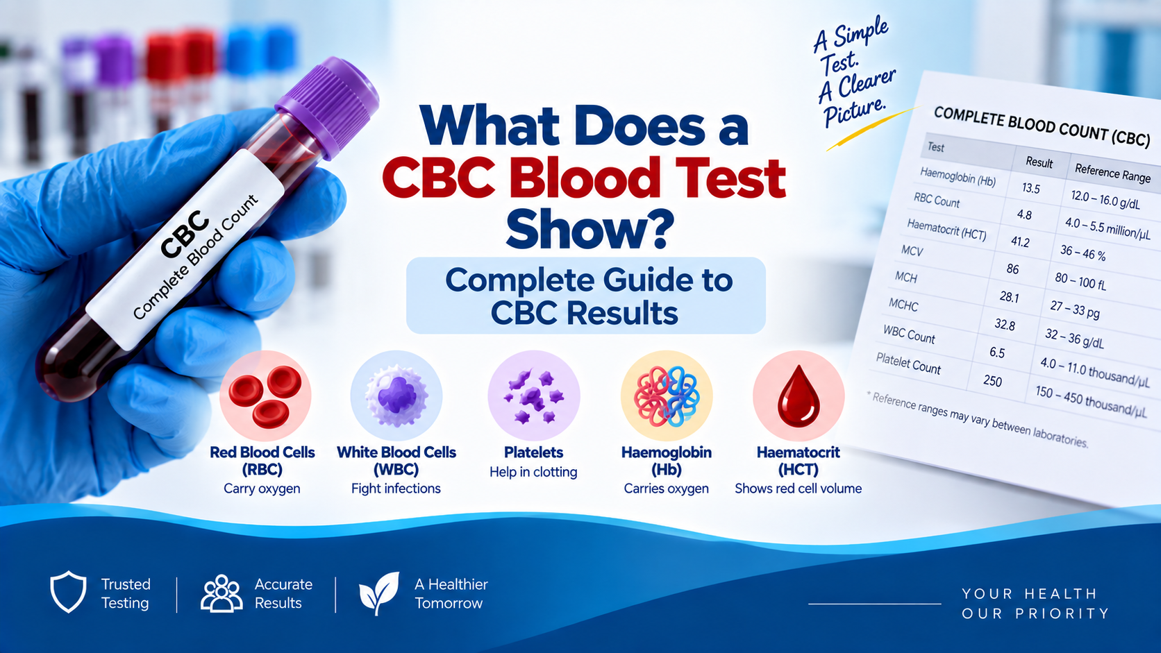 You are currently viewing What Does a CBC Blood Test Show? Complete Guide to CBC Results