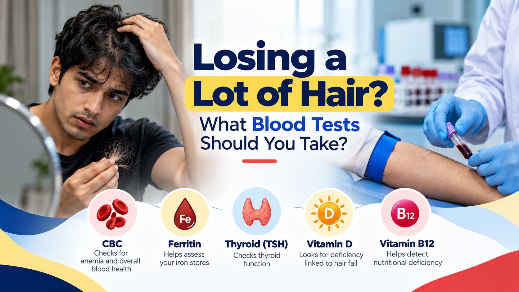 You are currently viewing I’m Losing a Lot of Hair. What Blood Tests Should I Take?