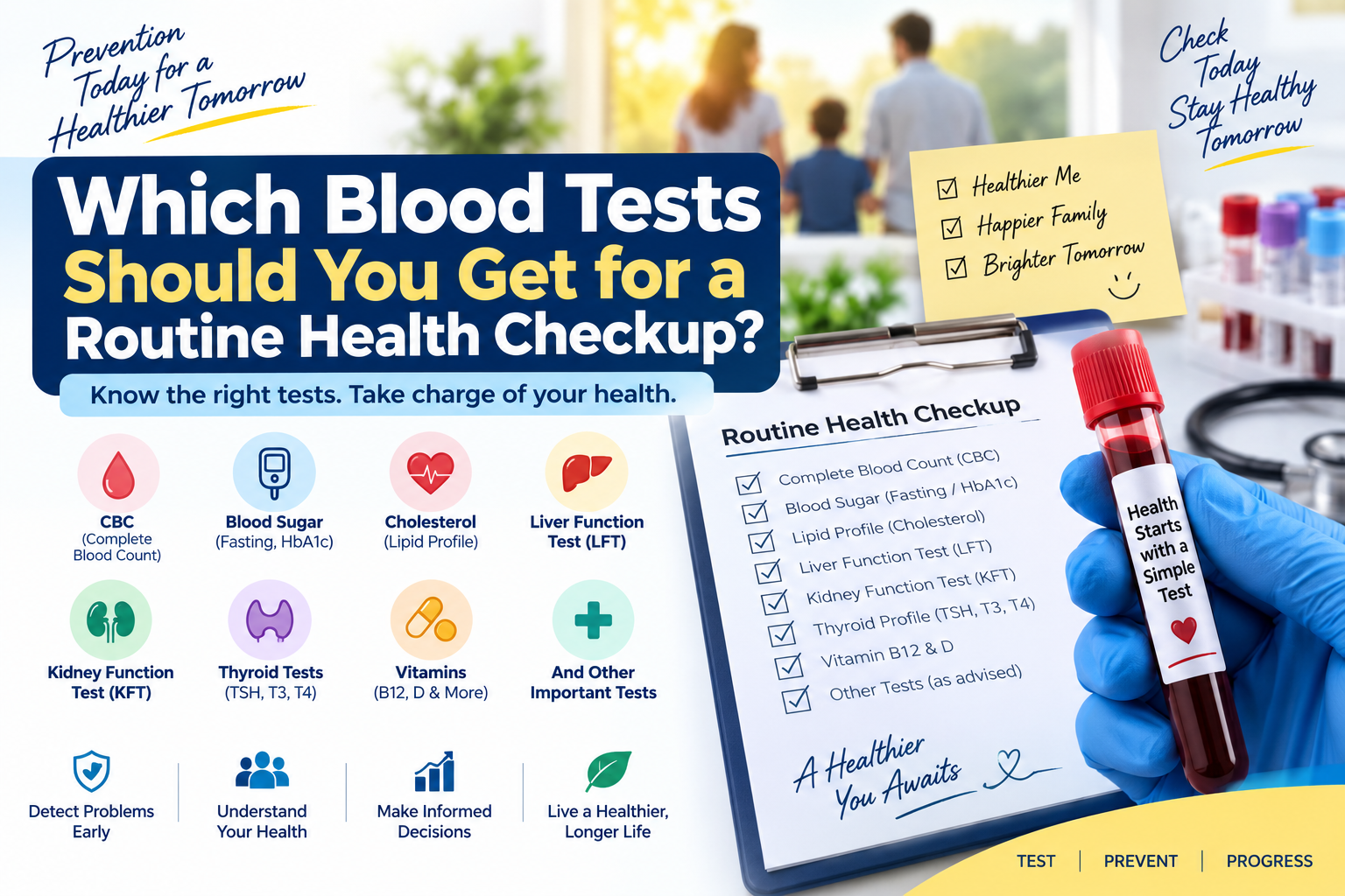 You are currently viewing Which Blood Tests Should You Get for a Routine Health Checkup?