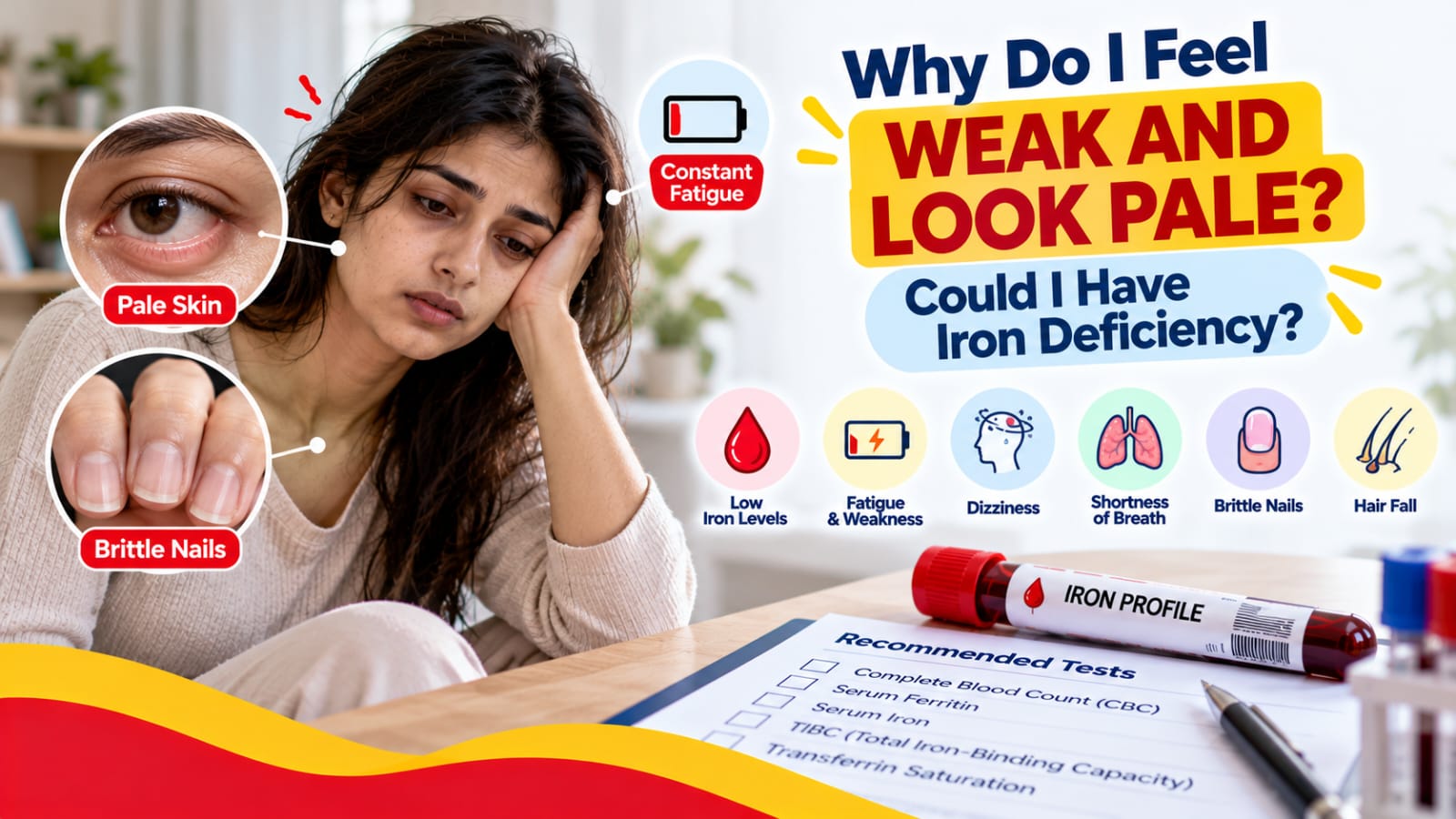 Read more about the article Why Do I Feel Weak and Look Pale? Could I Have Iron Deficiency?